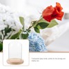 Kichvoe Glass Display Dome Cloche Tabletop Display Case,Column Cloche Bell