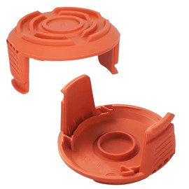2 Trimmer Spool Cover Cap,Compatible with Worx WA0010 WG163E/169E/154E/157E Weed Wacker Spool Replacement Parts