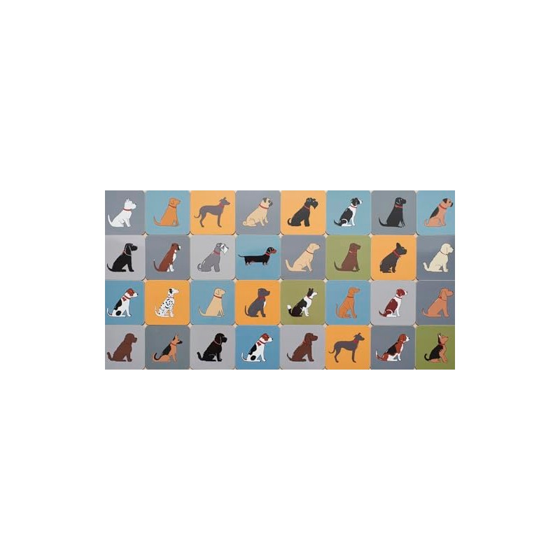 Sweet William Airedale/Welsh Terrier Coaster