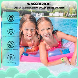 [2 Stück] Kompatibel mit AirTag Kinderarmband, MOWYEOK Cute Kids Air Tag verstellbares Armband, Versteckter wasserdichter Air Tag Halter für Kinder, Geeignet für die AirTag Armband Schutzhülle