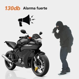 OIUINMMH Candado para Motocicleta y Bicicleta, Aprueba de agua Candado con Alarma de 110 dB y Cable de Alerta de 1.5 m, para Motocicleta Bicicleta etc Vehículos con Llanta de Disco (amarillo limon)