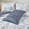 Lemfux King Size Comforter Set Blue 3Pcs Cotton Comforter Set