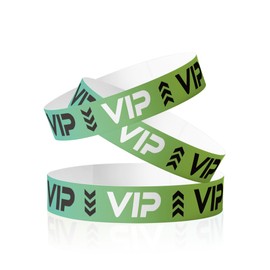 100pcs Disposable Wristbands for Event Admission: VIP Paper Wristbands for Concerts, Parties, Membership Identification Bracelets