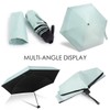 WAUPPY Small Travel Umbrella Compact for UV Protection Light Purse