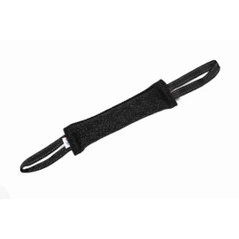 Freedom Dog Tug Toy |2- Handle | Tough & Durable Construction | Great for Training & Tug of War Toy, Rewarding, Behaviour Correction, by Angel Pet Supplies (Black)