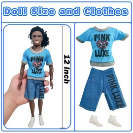 Chioldilly Interactive Family Toy Fun Action Figures Set, Imaginative Educational Family Doll Play, for Kids 3+(Editions E)