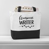 CafePress Writer Gift Author Canvas Tote Top Zipper Closure
