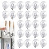 Yuqilin Suction Cup Hooks, 24 Pieces Suction Hooks, Extra Strong