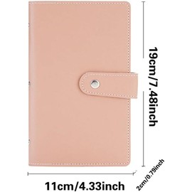 THJOPOKEEL 96 Envelope Savings Challenge Binder, Easy and Fun Way to Save $5,050, Saving Money Challenge Book with Stickers, Savings Book with Cash Envelopes for Budgeting Planner & Saving Money