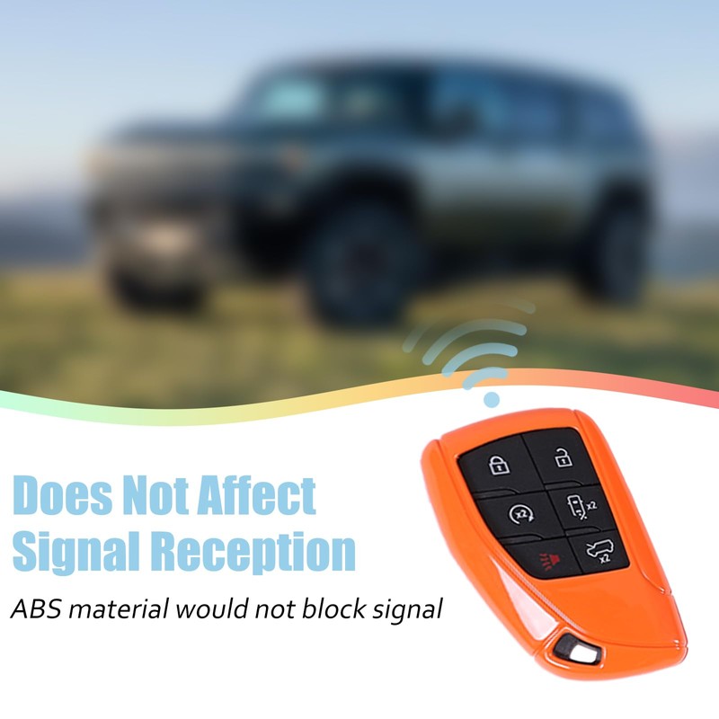 Key Fob Cover Compatible with Hummer EV 2022-2026 SUV/SUT ABS