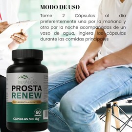 Suplemento Naturista Próstata Extractos Herbales Naturales Formula Patentada Superior Salud Prostática 100 Efectivo