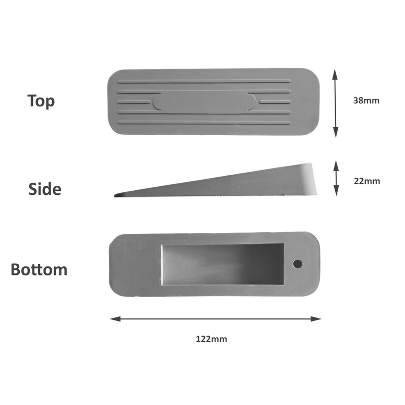 KnnX | Soft Rubber Door Stop | Flexible | Non