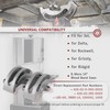 2-Pack Bandsaw Trunnions with Scale, Fit For 14" Standard Bandsaws,