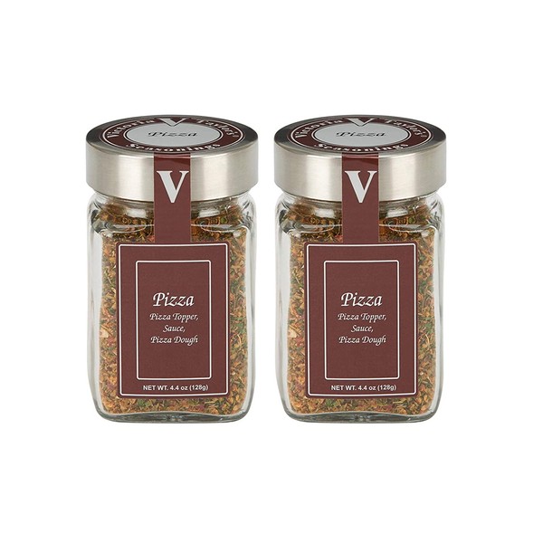 Pizza- Two 4.4 oz. Jars -Blend of oregano, red pepper, and other spices.