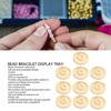 10pcs Bead Bracelet Display Tray Multipurpose Stylish Elegant Round Shape