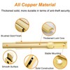 Solid Brass Surface Bolt, Heavy Duty Concealed Slide Surface Door