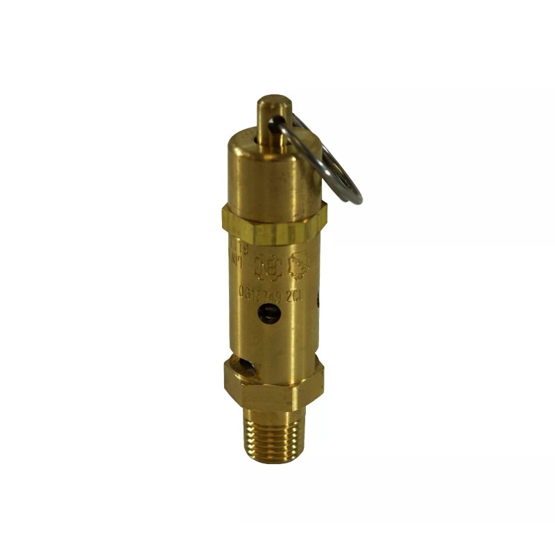 Kingston 1/4” NPT Brass Hard Seat Pressure Relief Valve 90