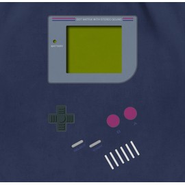 Nerds & Geeks Gameboy Sports & Gym Bag - Blue -
