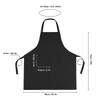 Kitchen Apron BBQ Apron Cotton Black
