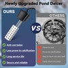Saillong Pond Heater, Floating Deicer Heater for Outdoor Ponds, Koi