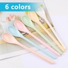 YPLonon Plastic Spoon Set 18.5 cm 8 Pieces Kitchen Spoons