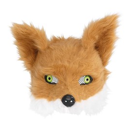 Boland 56764 Fox Mask with Plush, Face Mask, Half Mask, Animal Mask for JGA and Carnival, Fancy Dress Costumes
