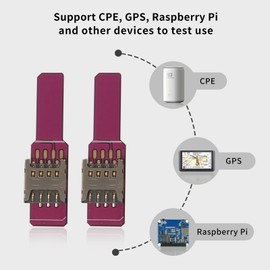 PinQiongZhe Nano Sim to Micro Sim Card Adapter Expander Test Board PCB Circuit Board Card Reader 2pcs
