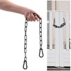 Gate Chain Lock with Carabiners Barn Chain Link 20'' Black