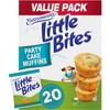 (Value Pack) Little Bites Party Cake Muffins, 20 individual packs,