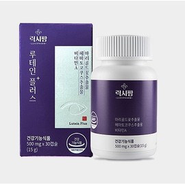 Luxi Farm Lutein Complex 30 tablets Marigold Lutein Marigold Flower Extract / 루테인 컴플렉스 30정 마리골드루테인 마리골드꽃추출물