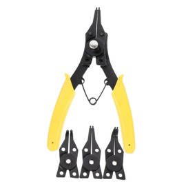 LALAFINA Durable Steel Plier Circlip Plier Compact for Portable for Tight Spaces