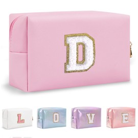 Yintry Makeup Bag Set Organizer Cosmetic Bag Travel Toiletry Bag Large Capacity Birthday Gifts for Women Girls Portable Brush Storage Bag, Pink (pink-1)