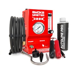 *2025 New Model* Automotive Smoke Machine - EVAP Leak Detector with Built-in Air Compressor - Model 3000E – EVAP Vacuum Exhaust Smoke Detector Tools Kit - Red