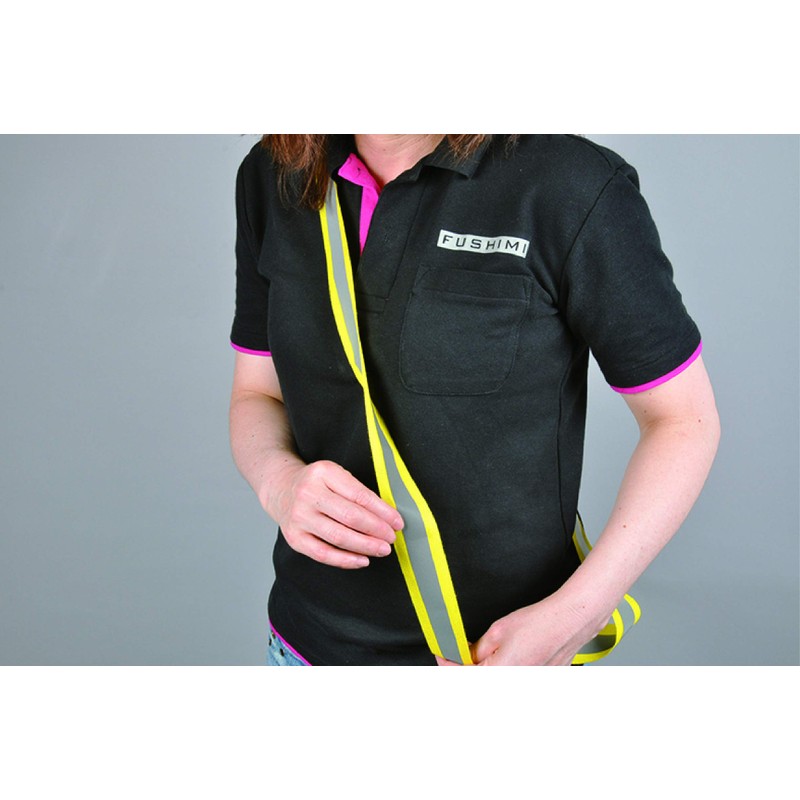 Secure Life Reflective Double Sided Reflective Task Reversible Fluorescent Yellow