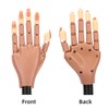 Flexible Movable False Fake Hands Nail Art Manicure Practice Hand