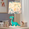Small Green Dinosaur Table Lamp for Bedroom Nightstand Decor,Animal Nursery