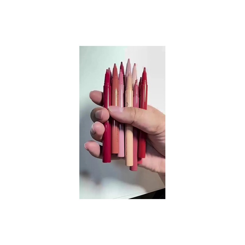 De Delineador De Labios Impermeable Mate Sexy Color Nude