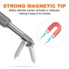 sourcing map 4pcs Y Shape Screwdriver Bits 1/4" Hex Shank