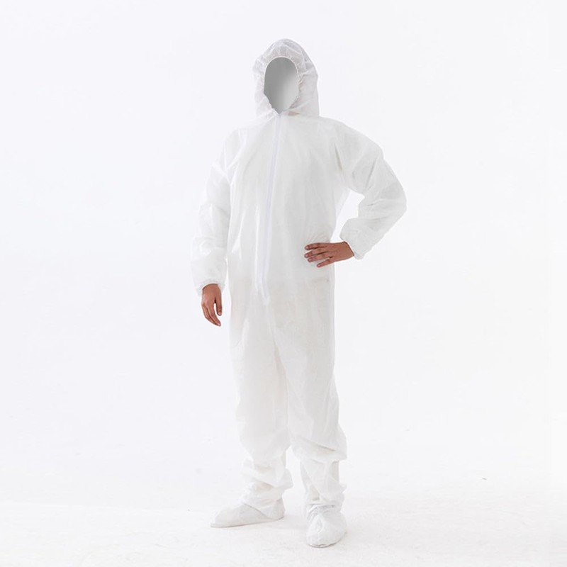 Fancystyle Disposable Protective Coverall Painters Suit White (M, 24)