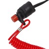 Outboard Engine Kill Switch ABS Waterproof Telescopic 75mm Marine Motor