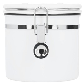 Stainless Steel Sealed Canister Coffee Flour Sugar Container Storage Jar with Release ValveS