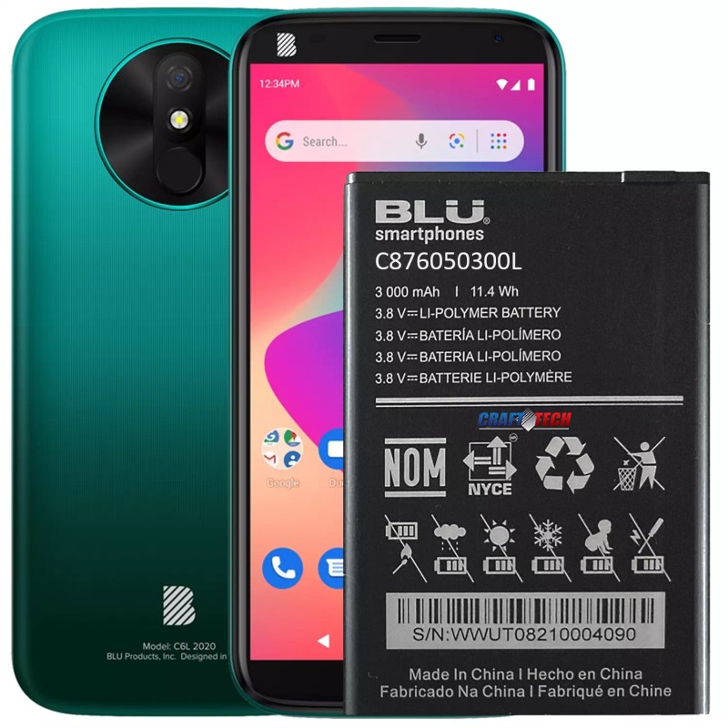 BLU J7L J0070WW BLU C6L C0090ww Original OEM BLU Battery
