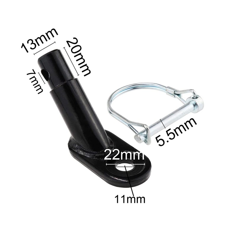 NA Trailer Hitch Coupler Bicycle Trailer Hitch Adapter Attachment Cycling