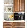 Goo-Ki 6 Pack Large Matte Black Drawer Knobs Kitchen Cabinet