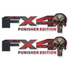 GOLD HOOK FX4 Off Road Punisher Edition Decals Ford F 150 Super Duty F250 F350 F450