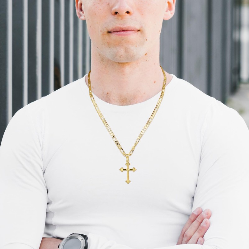 Chantel Yorke Gold Cross Necklace 14K Gold Cross Necklaces for