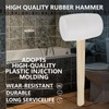 Gunpla Rubber Mallet - 8 oz Anti-Slip Wooden Handle Soft