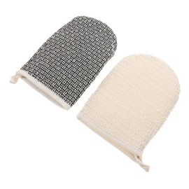 Gogogmee Sisal Body Scrubber Mitts Body Exfoliator Glove for Shower Natural Spa Shower Brush Loofah Back Scrubber for Women Men