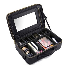 The Boon Artificial Saffiano Makeup Box XL, 1 piece / 더분 아티피셜 사피아노 메이크업 박스 XL, 1개