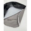 Wateproof Donut Dog Bed Cover with Zipper Grey Velvet Round
